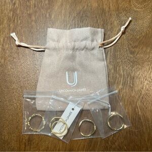 NWT- Uncommon James Vintage 5 Layer Ring Set - Size 7